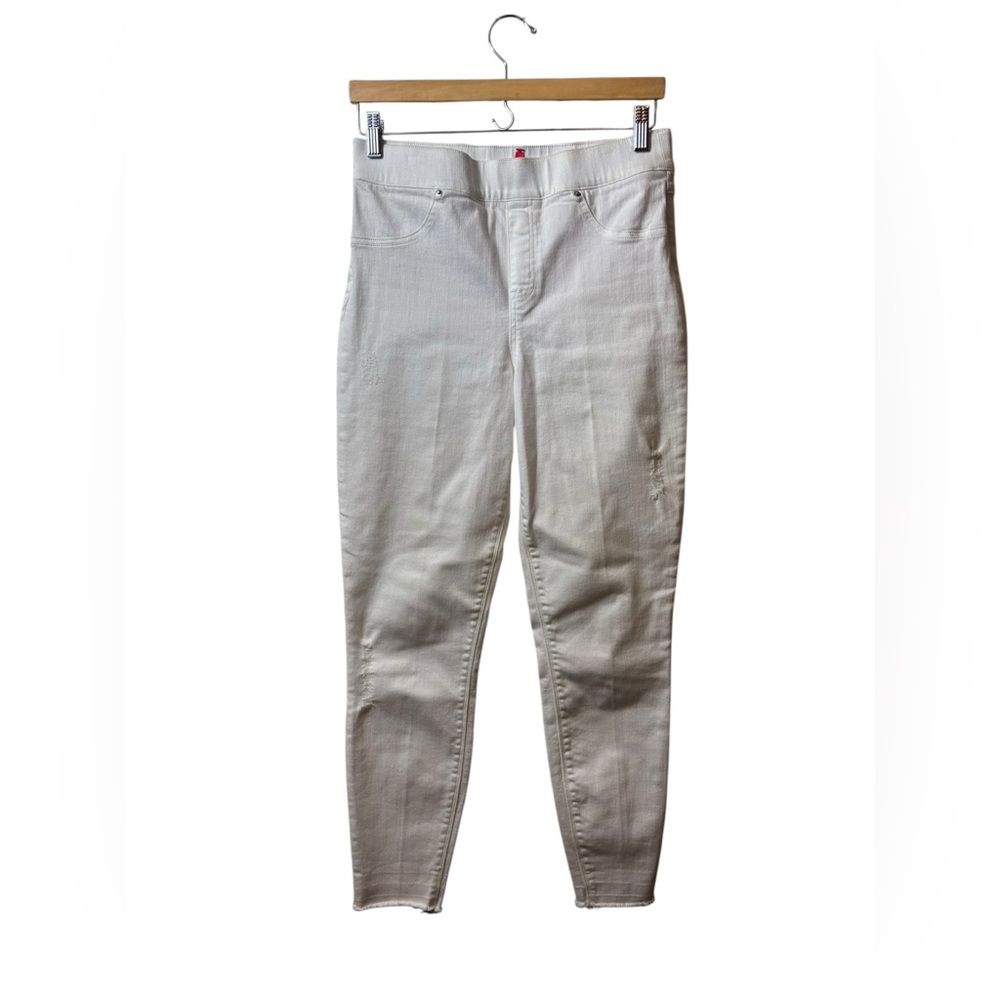 SPANX | white jeans pull on medium